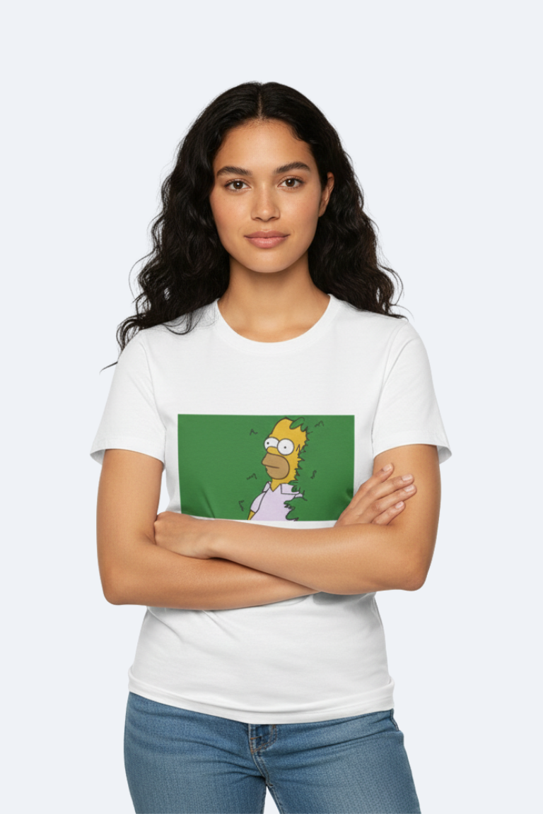 Homer Bushes Unisex White T-Shirt
