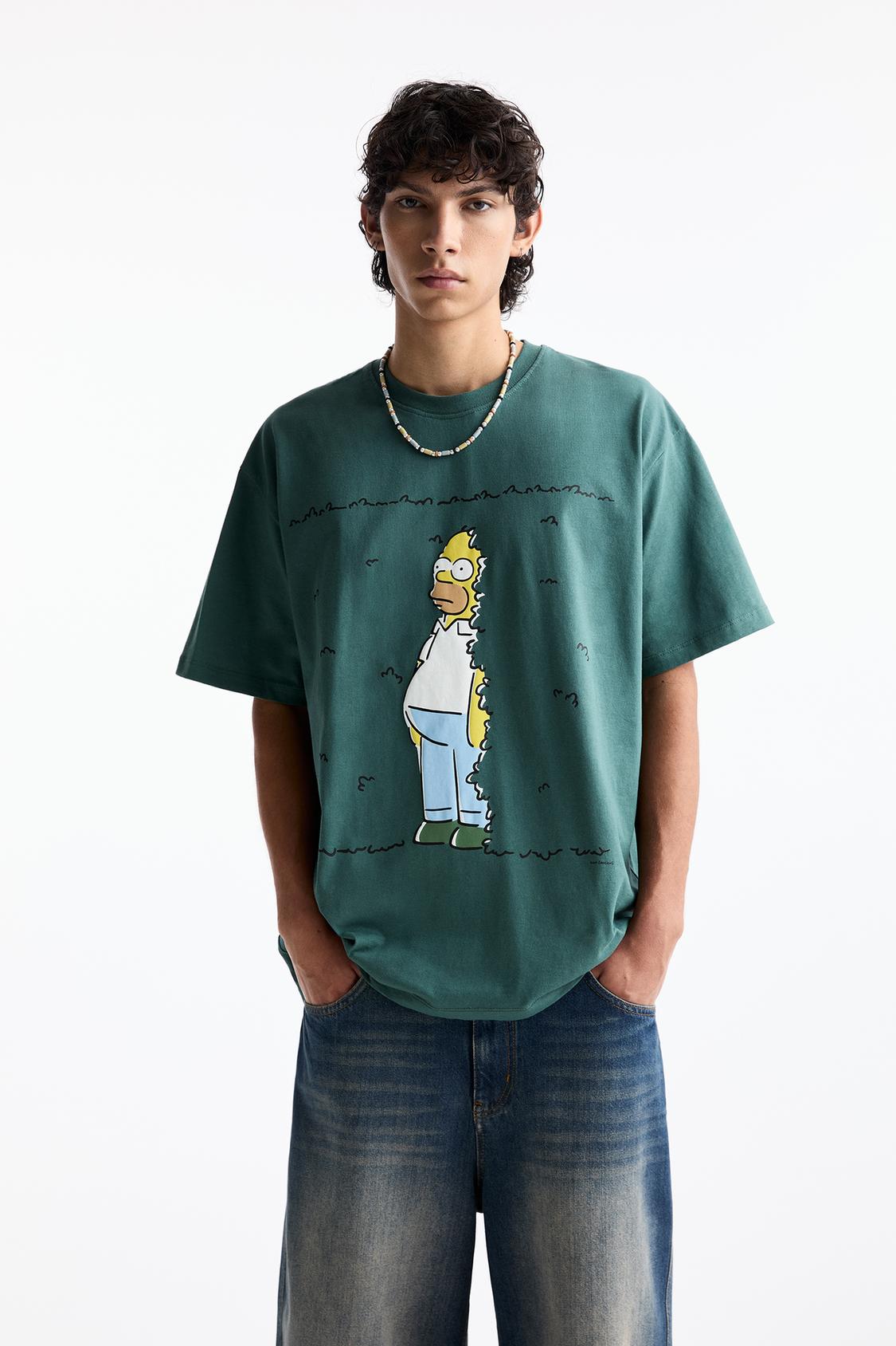 Homer Bushes Unisex Green T-Shirt