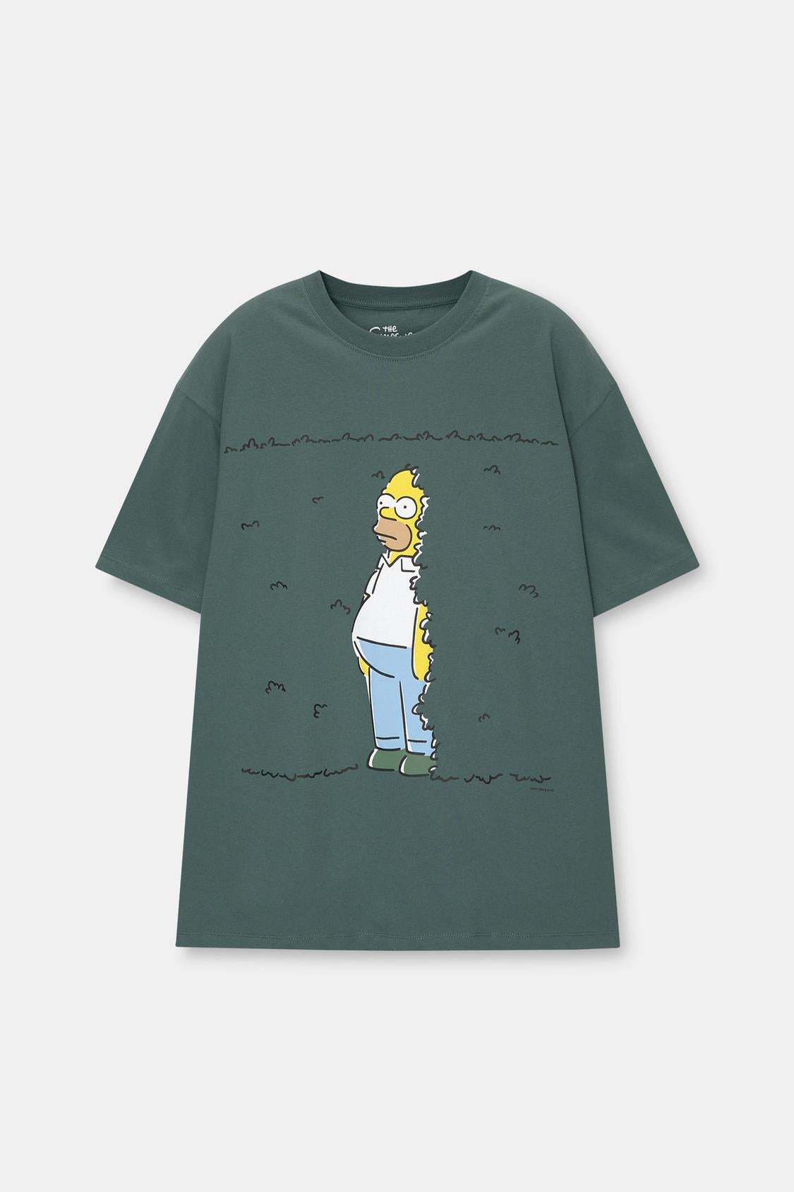 Homer Bushes Unisex Green T-Shirt