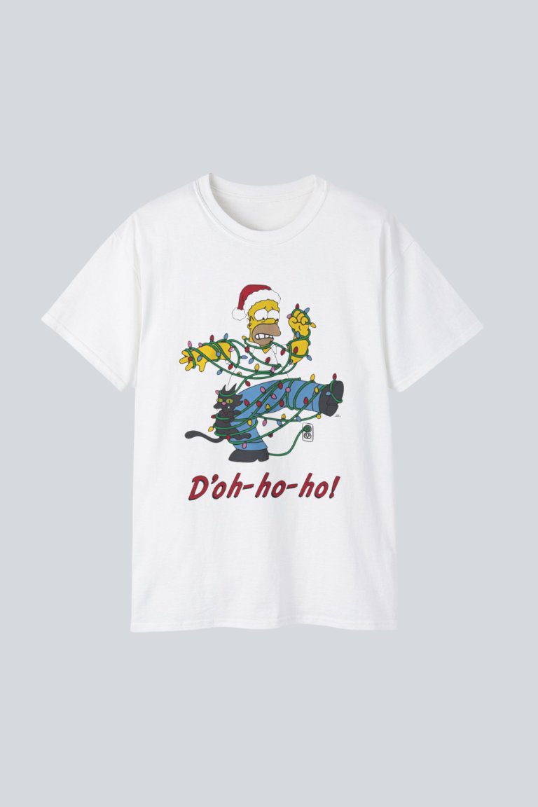 Homer Doh Ho Ho Unisex White T-Shirt