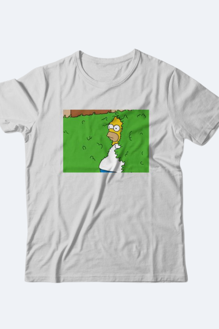 Homer Bushes Unisex White T-Shirt