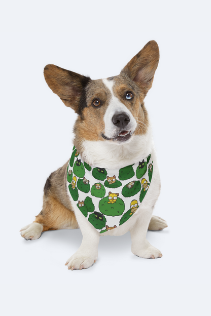 Homer Bush Peek-A-Boo Pet Bandana
