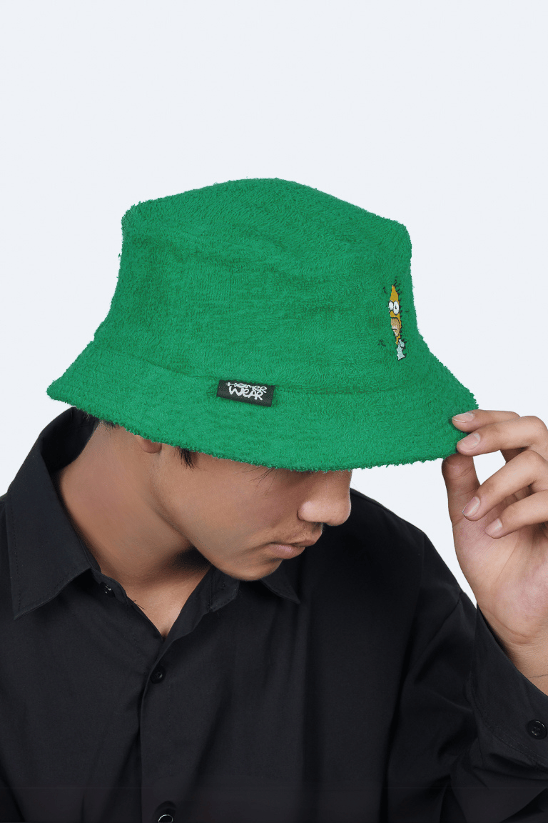 Homer in the Bushes Bucket Hat
