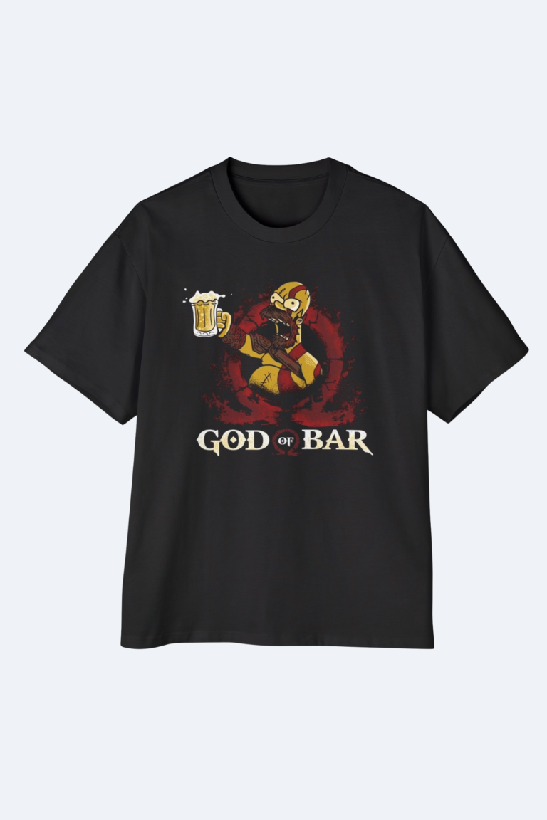 God of Bar Unisex Black T-Shirt