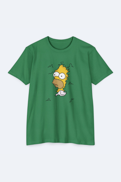 Homer Bushes Unisex  Green T-Shirt